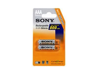 Sony NHAAAB2E NiMH-batteries (AAA) Sony NHAAAB2E NiMH-batteries (AAA)